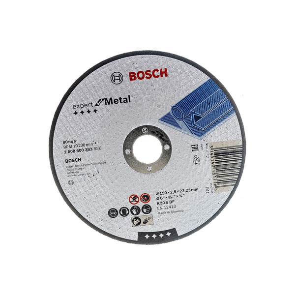 Круг отрезной по металлу Bosch Expert 150*2,5*22,2мм (SLO) 2608600382