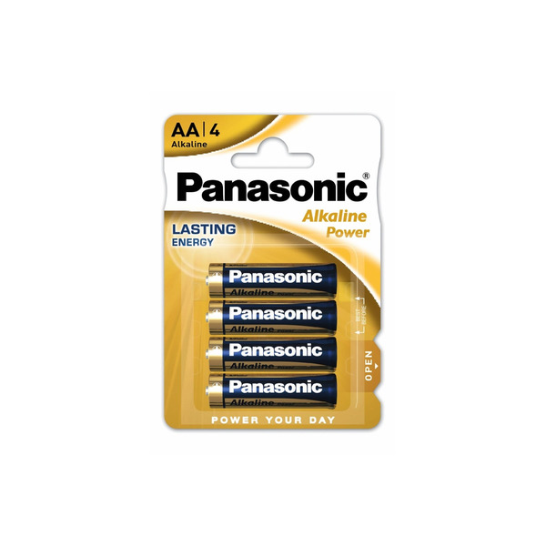 Батарейка Panasonic LR6 4BL Alkaline  4/48/240  01-00006060