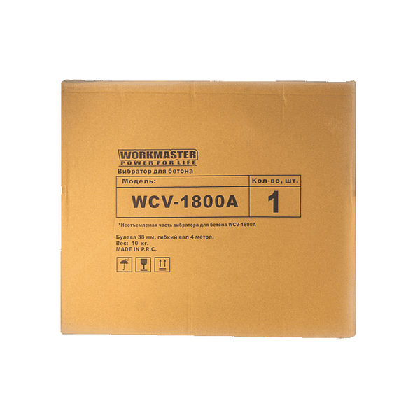 Вибратор глубинный WorkMaster WCV-1800A (ВГ-04/38)