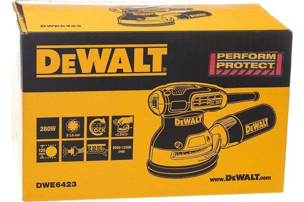 Эксцентриковая шлифовальная машина DeWalt DWE6423-QS