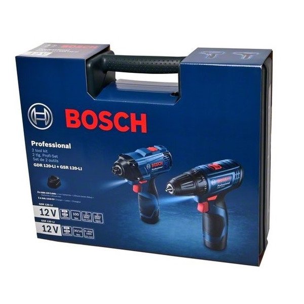 Аккумуляторный набор Bosch GSR 120 + GDR 120 2*2 А/ч 06019G8023
