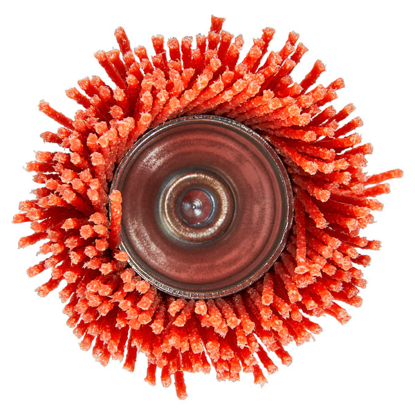 Щетка нейлоновая чашечная Makita (d50мм, красная, G80, 6мм) D-45509
