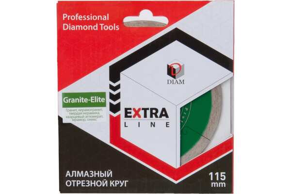 Диск алмазный Diam Extra Line Granite-Elite 1A1R 115*1.6*7.5*22.2 000229