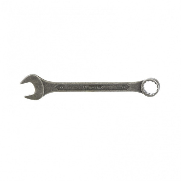 Ключ гаечный комбинированный Сибртех 27мм CrV 14915