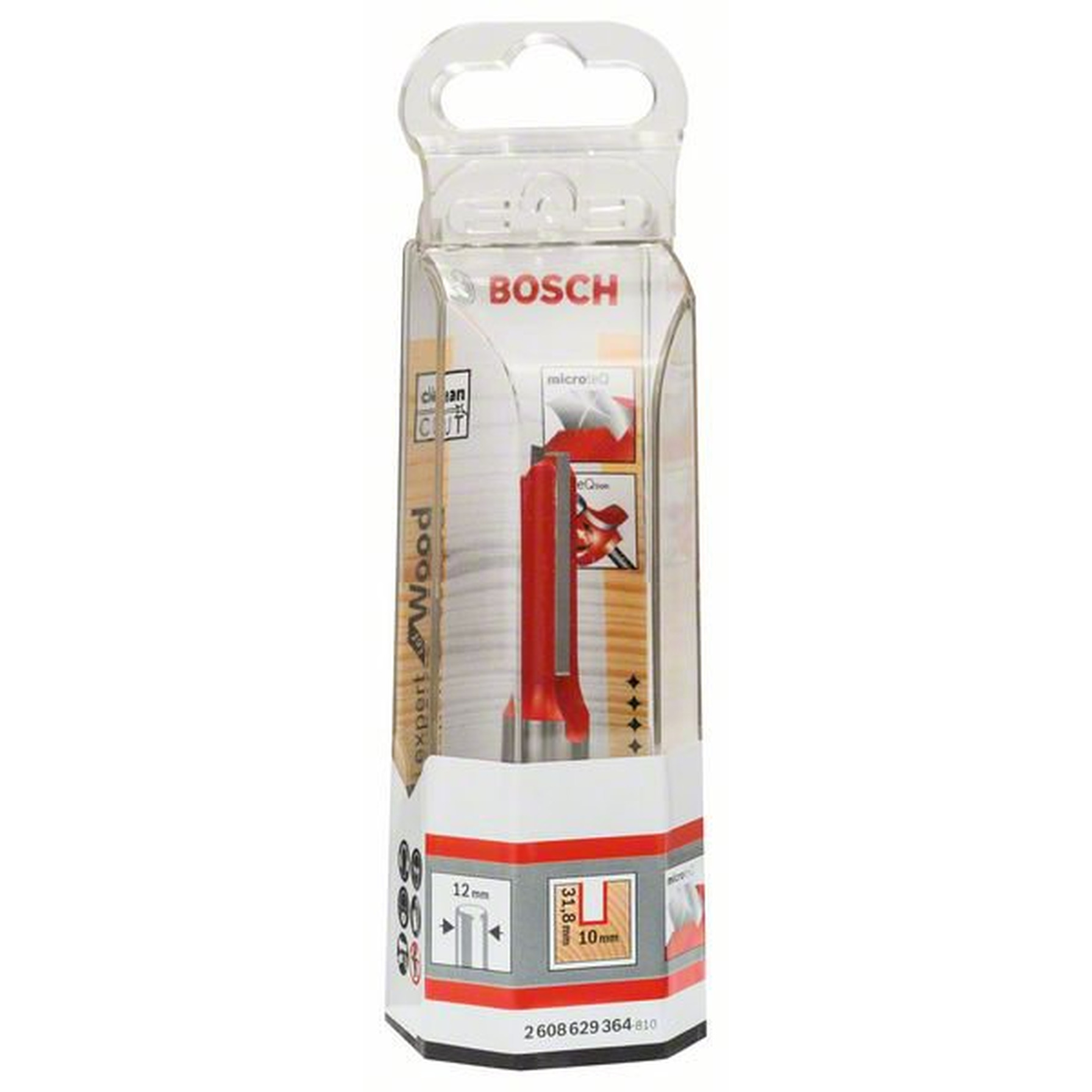 Фреза пазовая Bosch Expert 10*31,8мм хв.12мм 2608629364